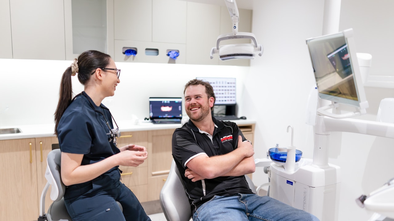 Dental consultation room at Joyner Family Dental