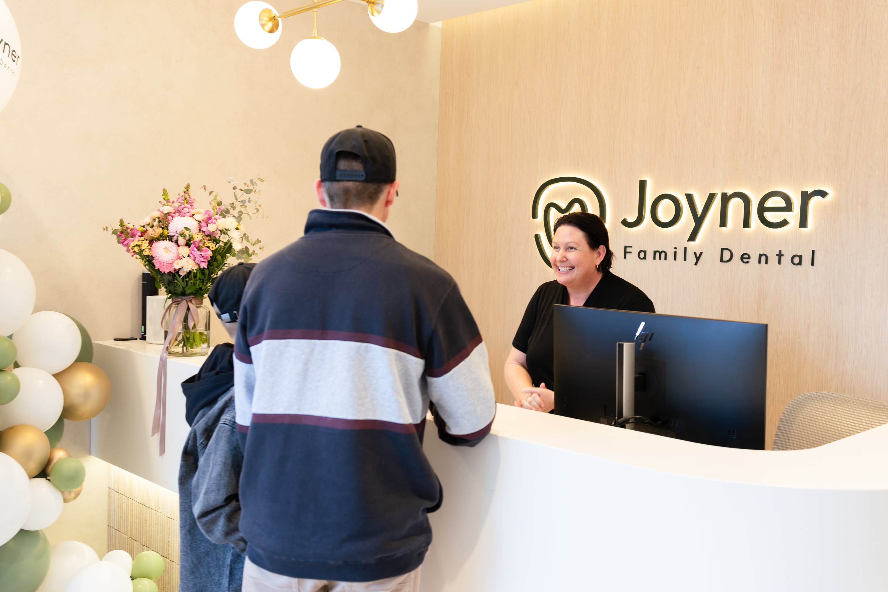 Modern treatment space at Joyner Family Dental