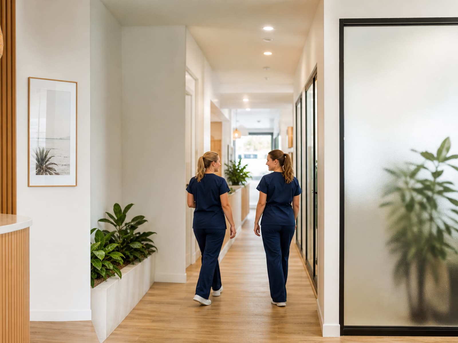 Welcoming reception area at Joyner Family Dental