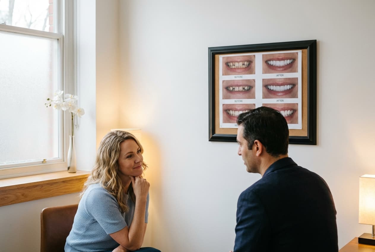Smile design consultation at Joyner Family Dental