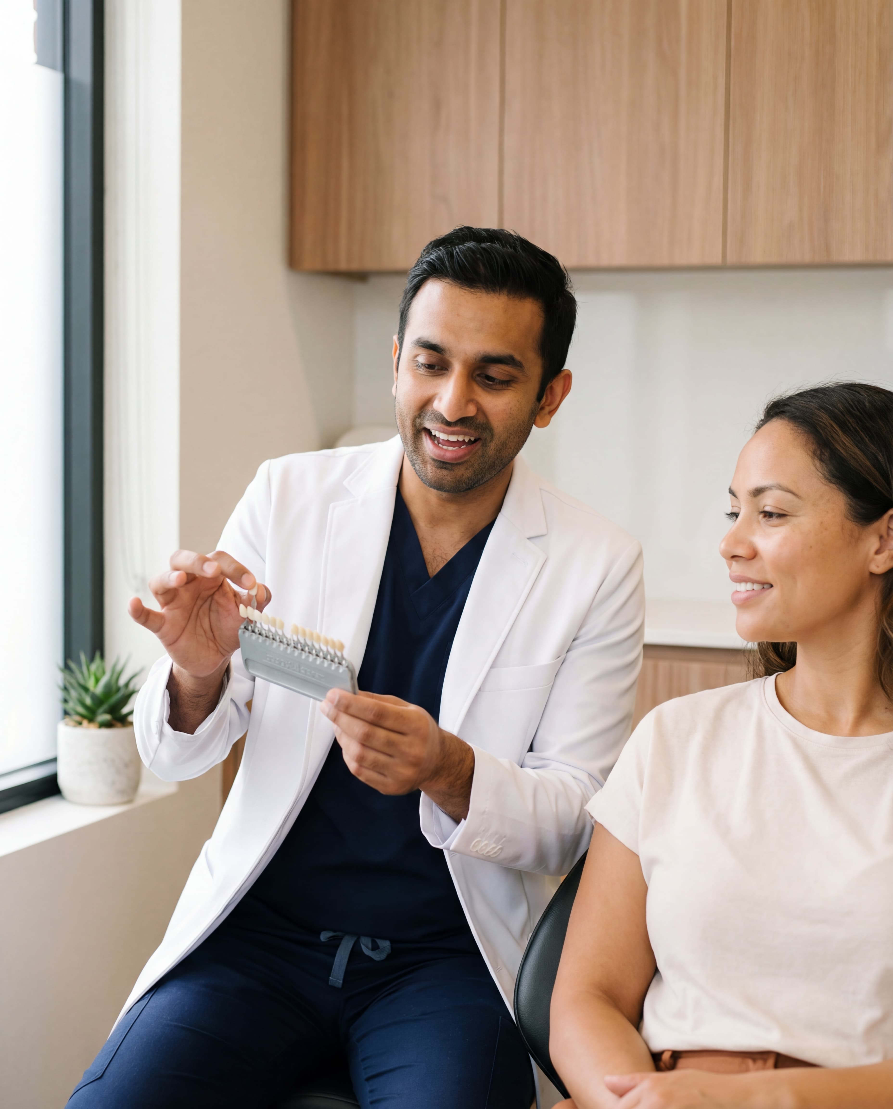 Whitening consultation at Joyner Family Dental